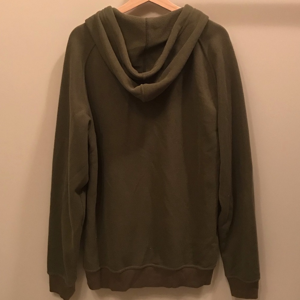 UNITED BY BLUE Men’s Fleece Hoodie Green XL - Picture 2 of 3